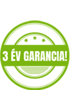 3 év garancia